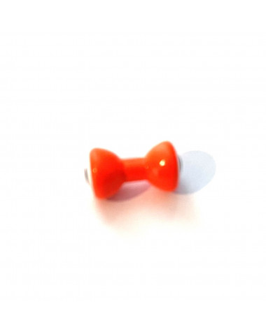 SMALL DOUBLE PUPIL FL.ORANGE/WHITE/BLACK